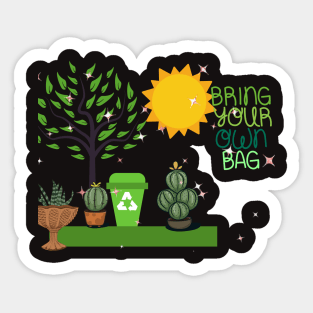 bring your own bag Sticker